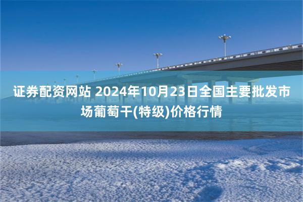 证券配资网站 2024年10月23日全国主要批发市场葡萄干(特级)价格行情